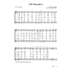 Produktbild des Artikels Viele Wege gibt es (Noten - Download)
