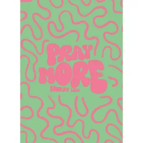 Produktbild des Artikels Postkarten: Pray more worry less 4 Stück (Schreibwaren)