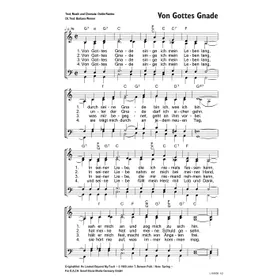 Produktbild des Artikels Von Gottes Gnade (Noten - Download)