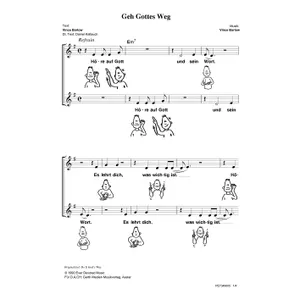 Produktbild des Artikels Geh Gottes Weg (Noten - Download)