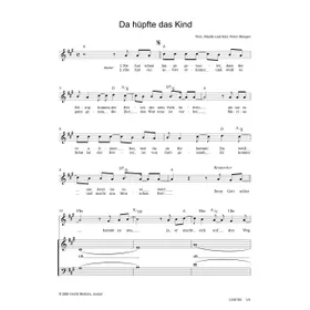 Produktbild des Artikels Da hüpfte das Kind (Noten - Download)