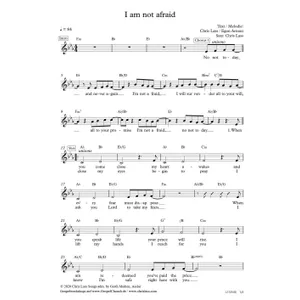 Produktbild des Artikels Im Not Afraid (Noten - Download)