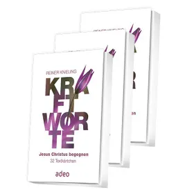 Produktbild des Artikels Kraftworte, Jesus Christus Textkärtchen 3er-Set (Schreibwaren)