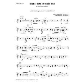 Produktbild des Artikels Großer Gott, wir loben dich (Noten - Download)