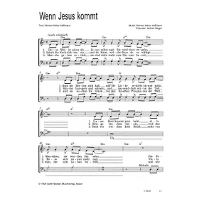 Produktbild des Artikels Wenn Jesus kommt (Noten - Download)