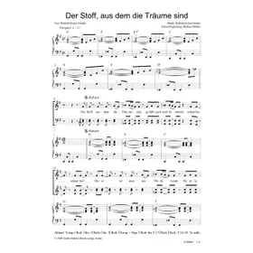 Produktbild des Artikels Der Stoff, aus dem die Träume sind (Noten - Download)